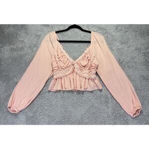 Vintage Guess Jeans Peasant Crop Top 90’s Clubwear Y2k Tank Women M Cami‎ Top